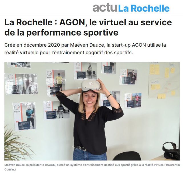 Article de presse actu La Rochelle sur l'entreprise AGON