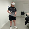 Marine, joueuse de rugby et testeuse de la solution de réalité virtuelle AGON